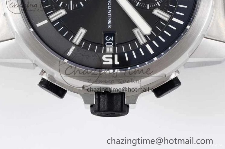 MIROTIME 0509 EasyCare Aquatimer Chrono SS V6SF 1:1 Best Edition Gray Dial on SS Bracelet A 7035